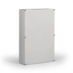 Cubo O bearb./ Kunststoffgehäuse ABS 400x400x130 / Deckel grau