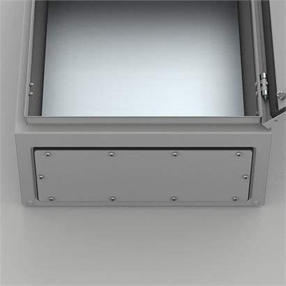 Flansch Gr." 2" / 342 x 128 mm (Flanschmass) / RAL7035