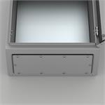 Flansch Gr." 2" / 342 x 128 mm (Flanschmass) / RAL7035