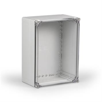 Kunststoffgehäuse ABS 300x400x180 / Deckel transparent