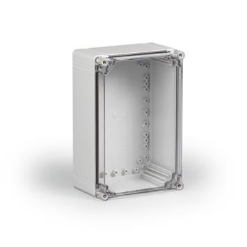 Kunststoffgehäuse PC 200x300x130 / Deckel transparent