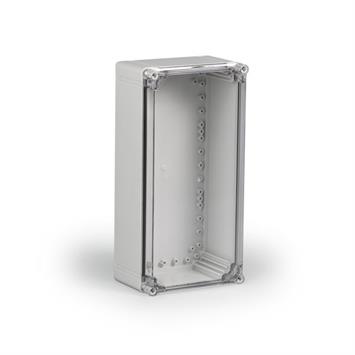 Kunststoffgehäuse PC 200x400x130 / Deckel transparent