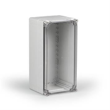 Kunststoffgehäuse PC 200x400x180 / Deckel transparent