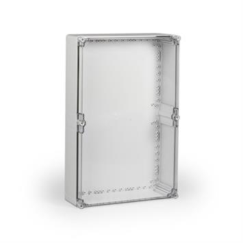 Kunststoffgehäuse PC 400x600x130 / Deckel transparent