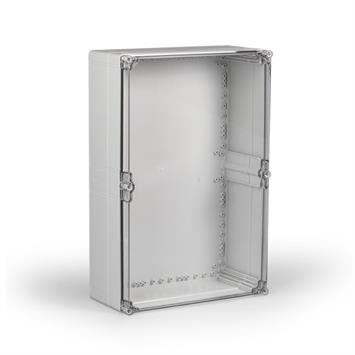 Kunststoffgehäuse PC 400x600x180 / Deckel transparent