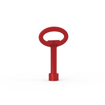 Schlüssel DIN 3 mm (Stahl), rot