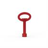 Schlüssel DIN 3 mm (Stahl), rot