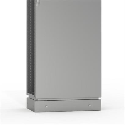 Sockel für Schränke MCSS/MCDS/EKSS/EKDS / Edelstahl / Front- und Rückblende / 200 mm