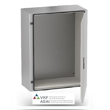 Wandschrank EI30 mit Brandlastdämmung  I30W1-120080040-02  Typ: Stahlgehäuse RAL7035
