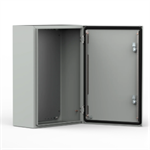 ALU-Coffret Murale/IP 66 / RAL 7035 / avec plaque de montage