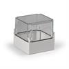 Coffret ABS 125x250x125 / couvercle transparent