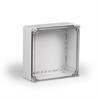 Coffret ABS 300x300x130 / couvercle transparent